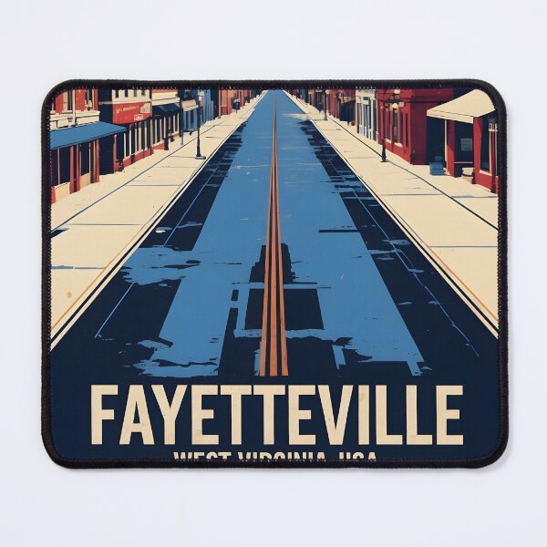 Item preview, Fayetteville West Virginia 1950s USA Vintage Travel Tourism designed and sold by TravelersGems.