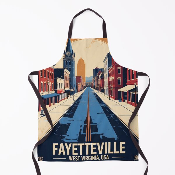 Item preview, Fayetteville West Virginia 1950s USA Vintage Travel Tourism designed and sold by TravelersGems.