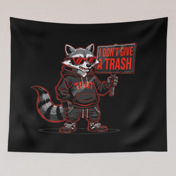 Item preview, Night I Dont Give A Trash Raccoon Funny designed and sold by ART ATTACK ZONE.