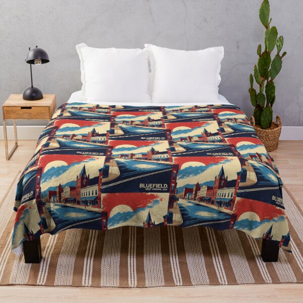 Item preview, Bluefield West Virginia 1950s USA Vintage Travel Tourism designed and sold by TravelersGems.