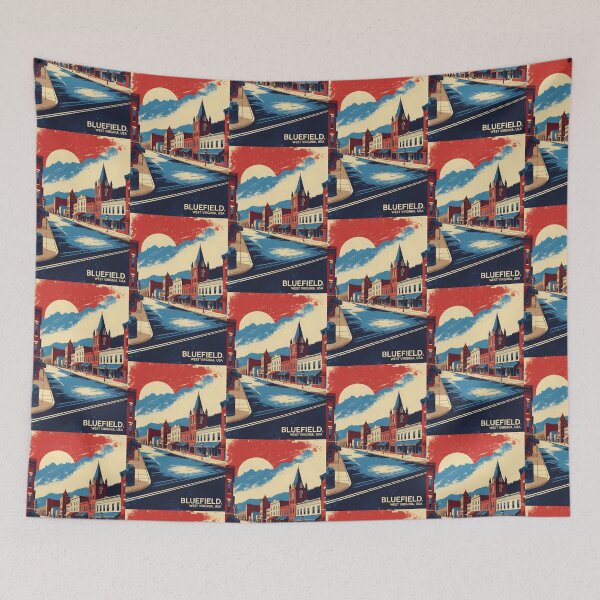 Item preview, Bluefield West Virginia 1950s USA Vintage Travel Tourism designed and sold by TravelersGems.