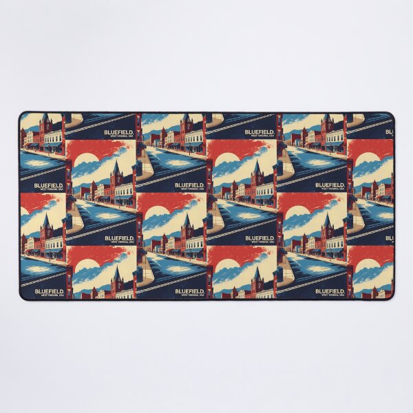 Item preview, Bluefield West Virginia 1950s USA Vintage Travel Tourism designed and sold by TravelersGems.