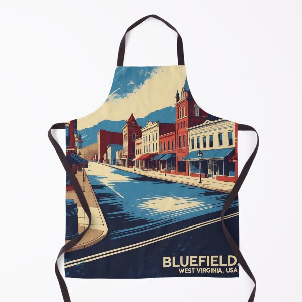 Item preview, Bluefield West Virginia 1950s USA Vintage Travel Tourism designed and sold by TravelersGems.