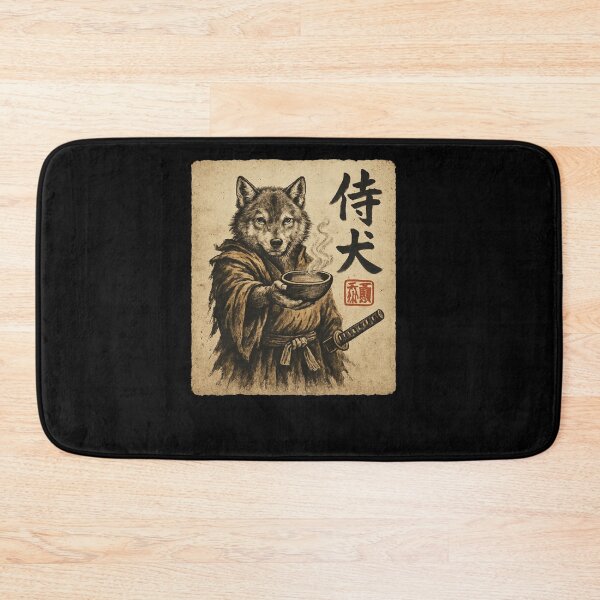 Item preview, Samurai Wolf Offering Tea designed and sold by SiarheiYur.