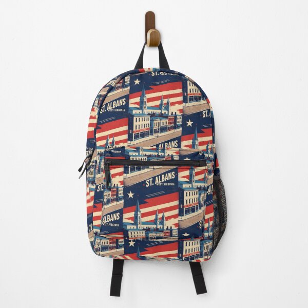 Item preview, St Albans West Virginia 1950s USA Vintage Travel Tourism designed and sold by TravelersGems.