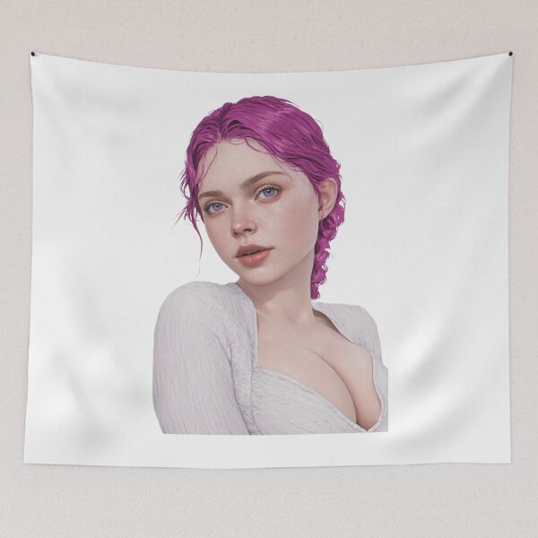 Item preview, Cute pink hair designed and sold by kwinchi.