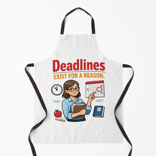 Item preview, Deadlines Exist for a Reason Teacher designed and sold by CoolTShirtDesign.