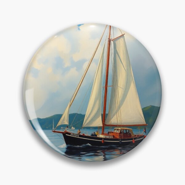 Item preview, A sailing ship on Windermere, in the style of Renoir. designed and sold by oldMastersofart.