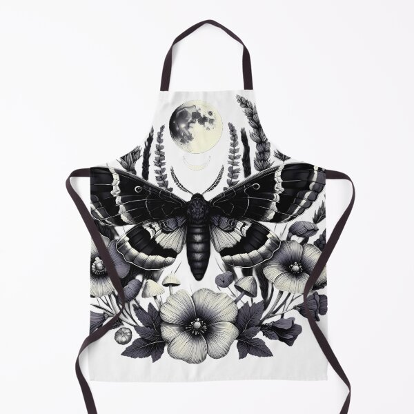 Item preview, Butterfly– Gothic Death Moth Botanical (Dark Academia) designed and sold by Yujanne.