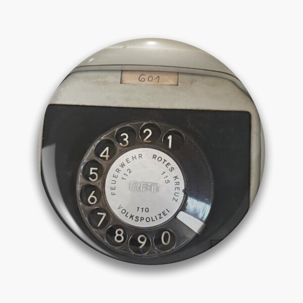 Item preview, Old East German telephone with rotary dial designed and sold by suekieper.
