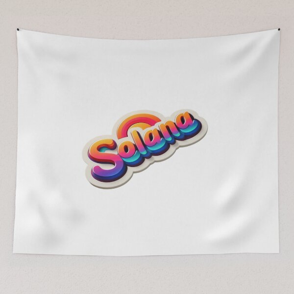 Item preview, Solana Name Design – Modern Aesthetic with Radiant Appeal designed and sold by Lellenatavarez.
