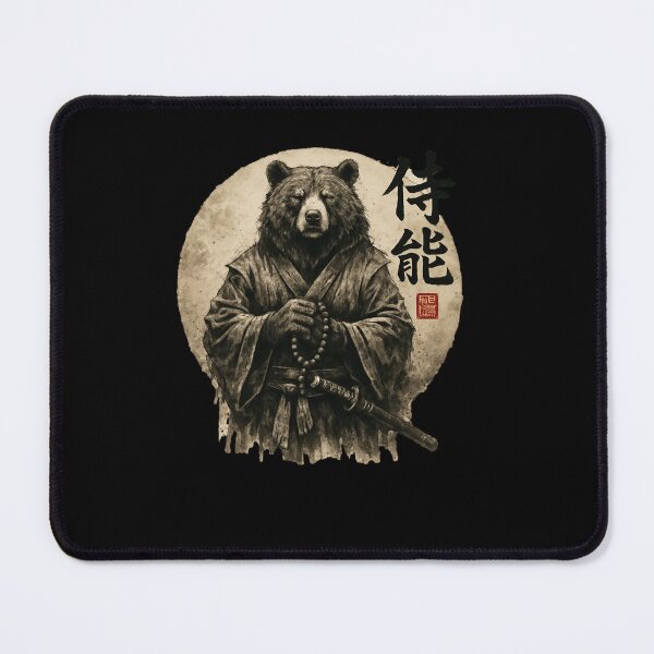 Item preview, Bear Monk Samurai designed and sold by SiarheiYur.