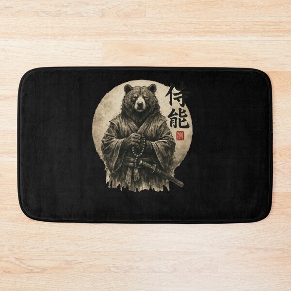 Item preview, Bear Monk Samurai designed and sold by SiarheiYur.