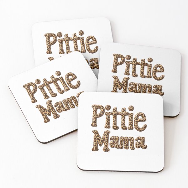 Item preview,  Pittie Mama Leopard Bubble design  designed and sold by My Pitbull Place.