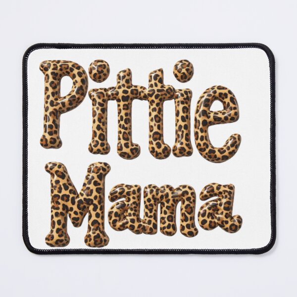 Item preview, Pittie Mama Leopard Bubble design designed and sold by My Pitbull Place.