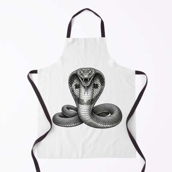 Item preview, Realistic bold line king cobra designed and sold by Minimalisticaly.