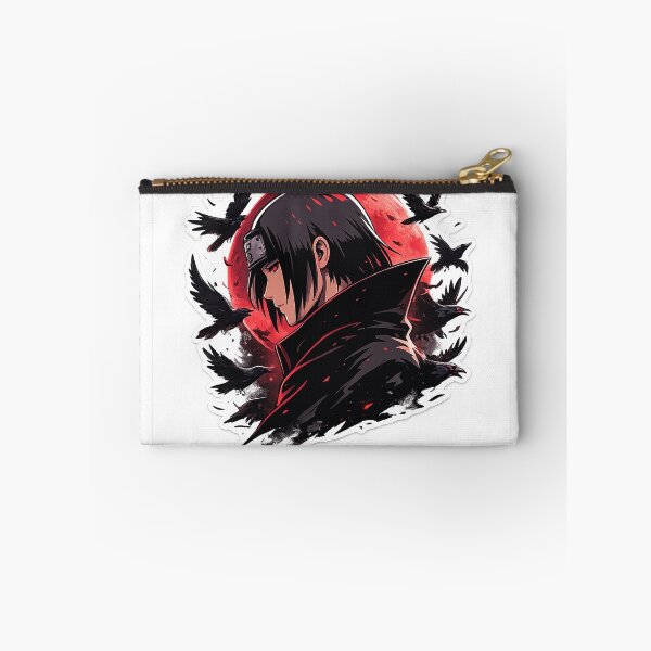 Item preview, Dark Shinobi with Crows – Red Moon Anime Aesthetic designed and sold by ustylelab.