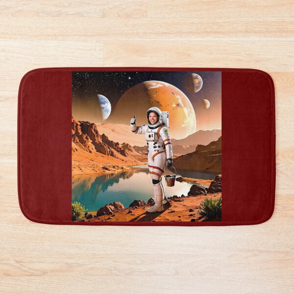 Item preview, Astronaut with water in Mars designed and sold by Creative Visualize.