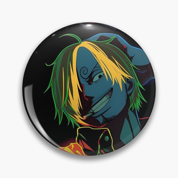 Item preview, Sanji | Neon Chef Fighter Glow – Anime Inspired Flame Kick Warrior Art designed and sold by Dyan4.