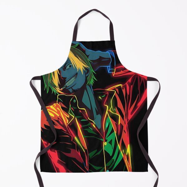 Item preview, Sanji | Neon Chef Fighter Glow – Anime Inspired Flame Kick Warrior Art designed and sold by Dyan4.