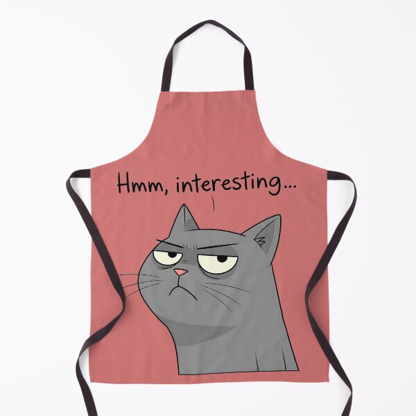 Item preview, Cynical and Bored Gray Cat designed and sold by UrbanPrts.