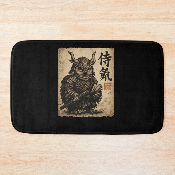 Item preview, Armored Owl Samurai designed and sold by SiarheiYur.