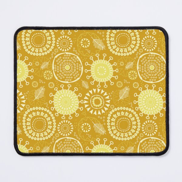 Item preview, Golden floral pattern designed and sold by ANVivid.