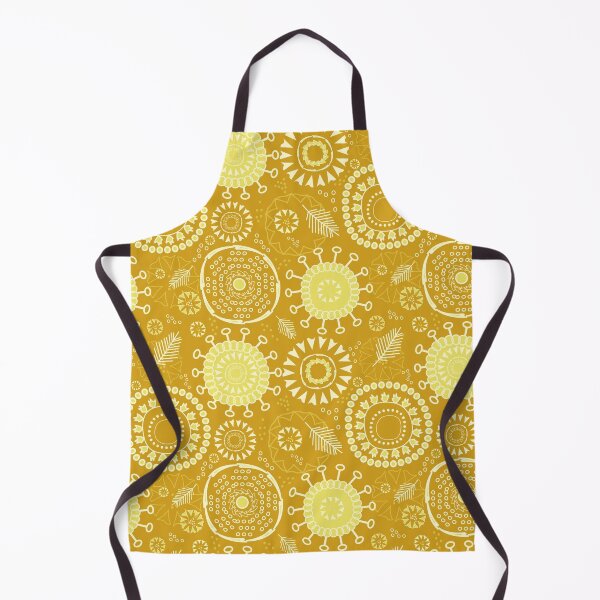 Item preview, Golden floral pattern designed and sold by ANVivid.