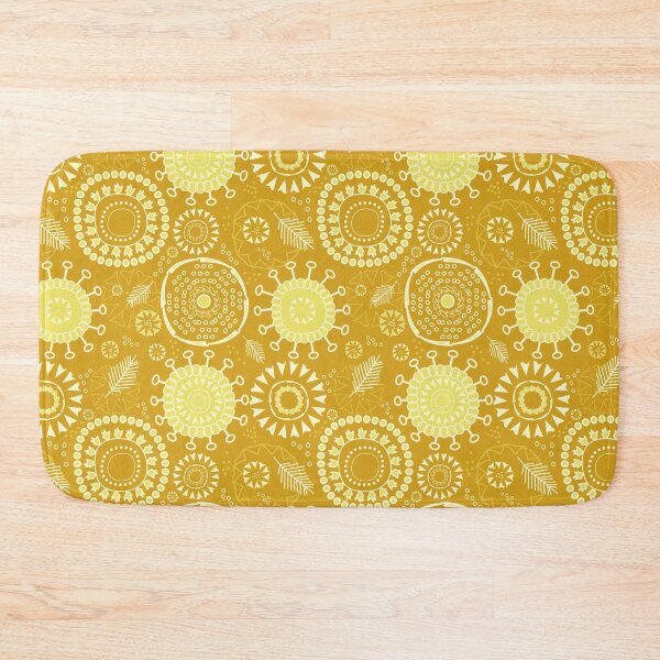 Item preview, Golden floral pattern designed and sold by ANVivid.