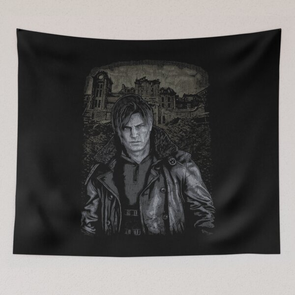 Item preview, RPD Raccoon City Resident Evil 9 Requiem Leon Kennedy Distressed designed and sold by Power Up Prints.