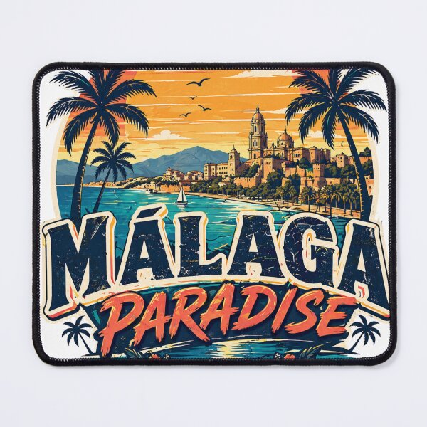 Item preview, Málaga Paradise – Tropical Sunset Costa del Sol Souvenir Design designed and sold by PepeMilano.