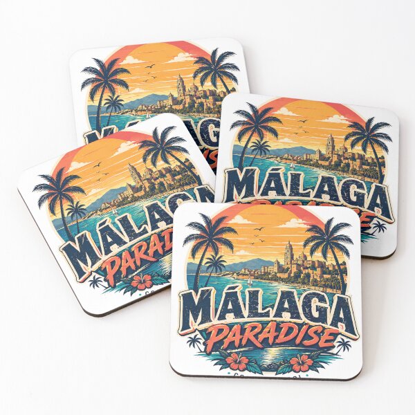 Item preview, Málaga Paradise – Tropical Sunset Costa del Sol Souvenir Design designed and sold by PepeMilano.
