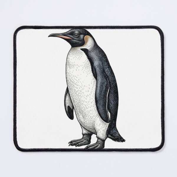Item preview, Realistic bold line penguin designed and sold by Minimalisticaly.