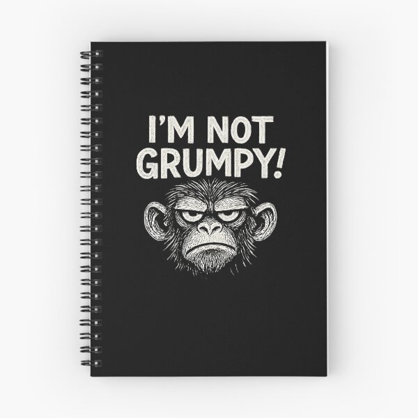 Item preview, I’m Not Grumpy Monkey Mood designed and sold by SiarheiYur.