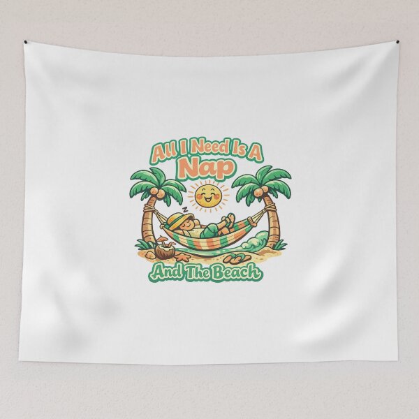 Item preview, All I Need Is A Nap And The Beach designed and sold by LuveraxArt.