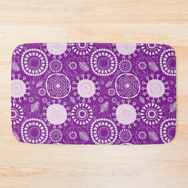 Item preview, purple floral pattern designed and sold by ANVivid.