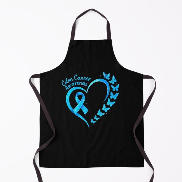 Item preview, Blue Colon Cancer Awareness Heart designed and sold by SiarheiYur.