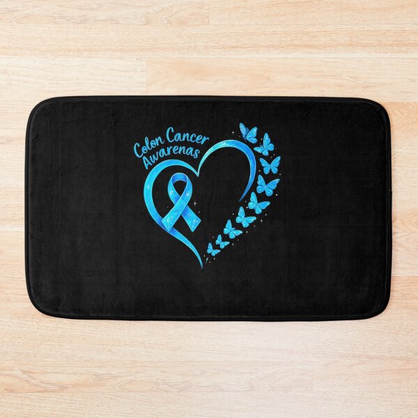 Item preview, Blue Colon Cancer Awareness Heart designed and sold by SiarheiYur.