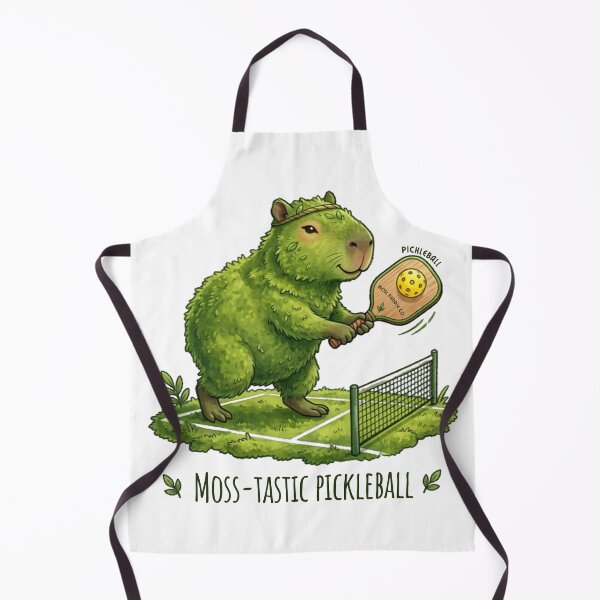 Item preview, Mossy Capybara Pickleball Player designed and sold by By Dana Studio.