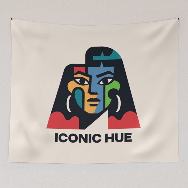 Item preview, Iconic Hue: Bold Cubist Modern Portrait Art designed and sold by TZAR WORKS.