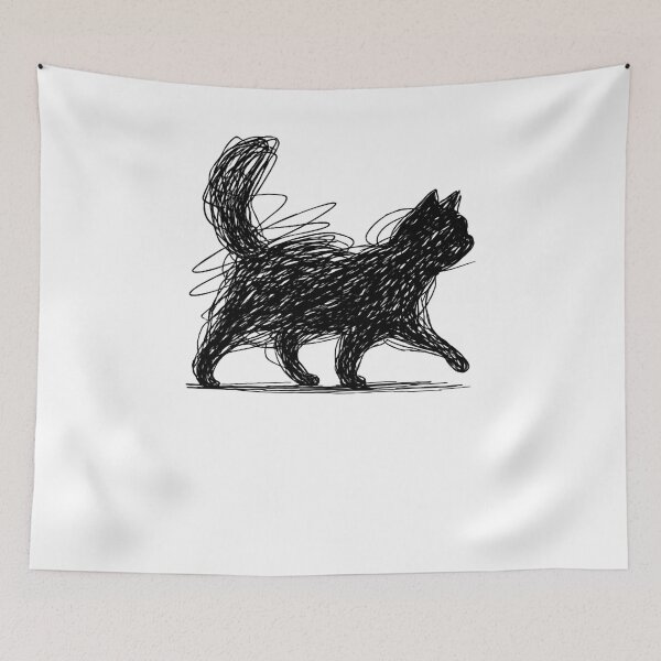 Item preview, Shadow Cat Sketch designed and sold by SiarheiYur.