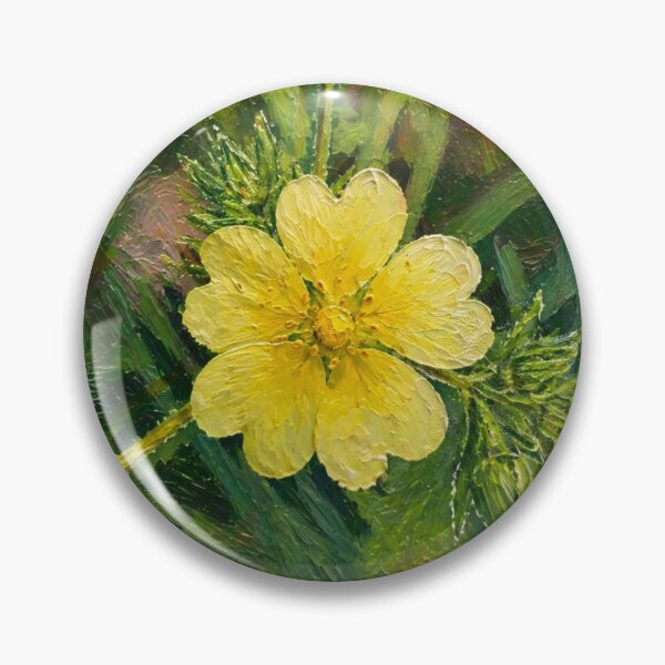 Item preview, Ozark Cinquefoil in Impasto Yellow designed and sold by Blossom-Breeze.