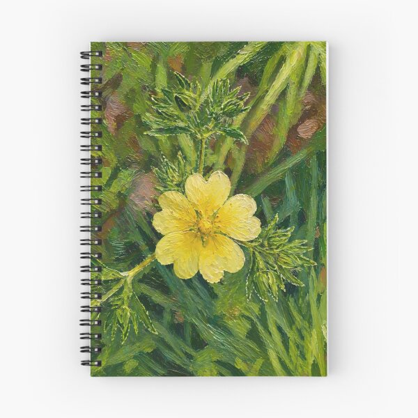 Item preview, Ozark Cinquefoil en amarillo impasto designed and sold by Blossom-Breeze.