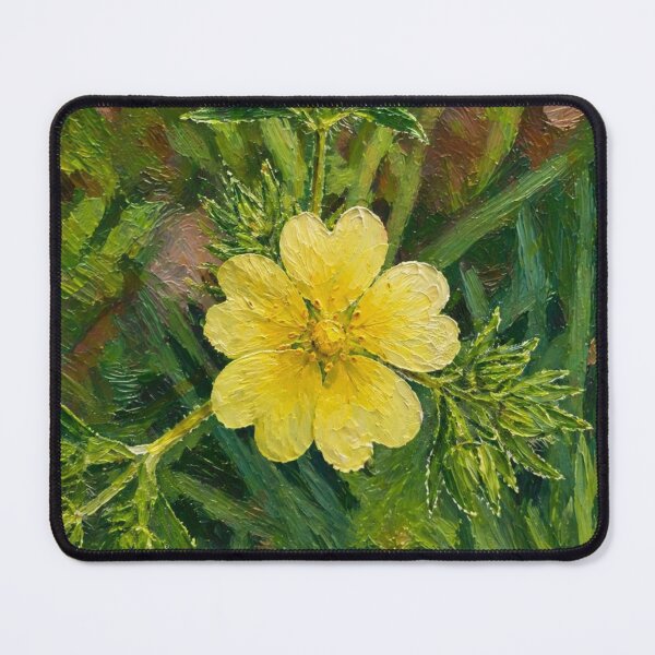 Item preview, Ozark Cinquefoil in Impasto Yellow designed and sold by Blossom-Breeze.