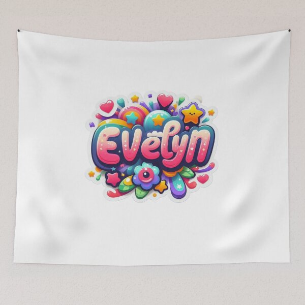 Item preview, Evelyn Name Design – Elegant Style with Timeless Appeal designed and sold by Lellenatavarez.