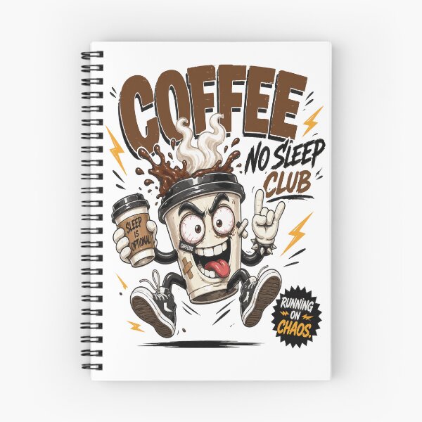 Item preview, Sleep Is Optional – Coffee Chaos designed and sold by Chaotic Raccoon.
