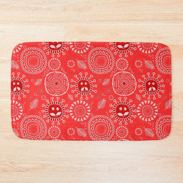 Item preview, Red floral smiles designed and sold by ANVivid.