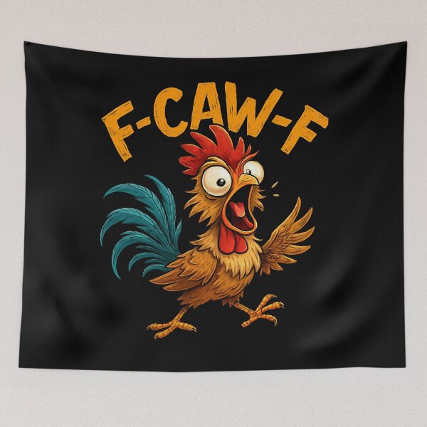 Item preview, F Caw F Screaming Rooster designed and sold by SiarheiYur.