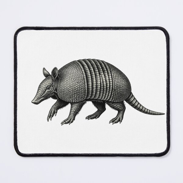 Item preview, Realistic bold line armadillo designed and sold by Minimalisticaly.