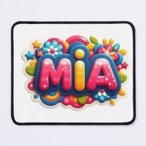 Item preview, Mia Name – Cute Style with Modern Charm designed and sold by Lellenatavarez.